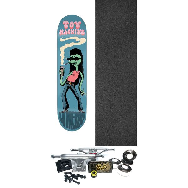 Toy Machine Skateboards Daniel Lutheran Stevie Gee Skateboard Deck - 8" x 32" - Complete Skateboard Bundle
